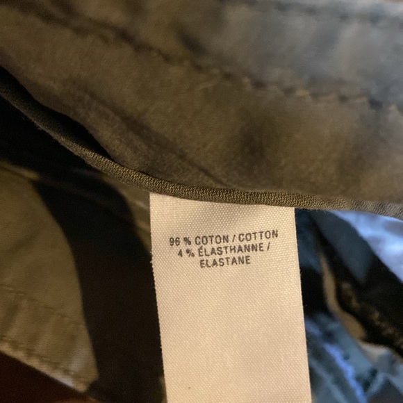 Jacob Connexion Stretch cargo army green slim capris - Picture 6 of 7